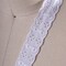 2 Yards Cotton Eyelet Ribbon Trim 1" Scalloped Lace for Clothing & Home Decor